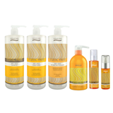 Natural Look Static Free Anti-Frizz Shampoo&Conditioner&Reconstructive Mask 1L&Smooth Operator 500 ML&Argan Oil Hair Treatment 120ML&Shine Serum 50ML