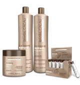 Brasil Cacau Extreme Repair Shampoo & Conditioner 1L Bundle
