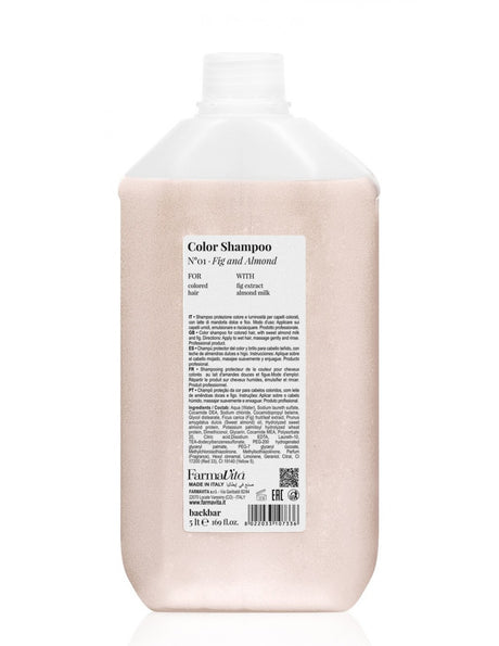 Farmavita Backbar Color Shampoo N°01 - Fig and Almond 5 Litre