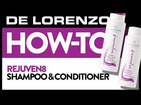 De Lorenzo Instant Rejuven8 Shampoo and Conditioner 960ml Duo Pack +Pumps
