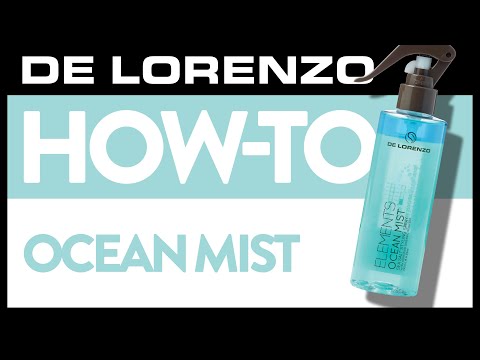 De Lorenzo Elements Water Ocean Mist 195ml Sea Salt Hair Styling Spray