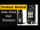 Dexe Black Hair Shampoo – 400ml | 5-Minute Hair Dye with No Color Residue