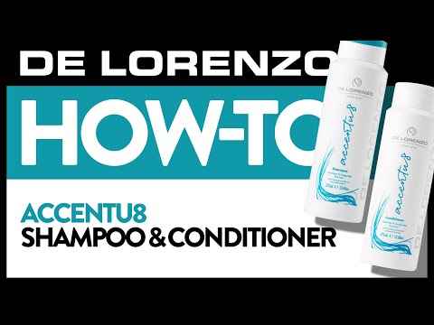 De Lorenzo Instant Accentu8 Shampoo 960ml and Conditioner 960ml Delorenzo Pack