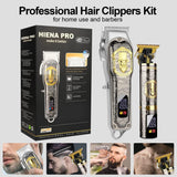 NBHS Professional Hair Clippers for Men- Barber Home Using Clipper Set
