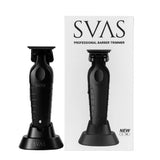 SVAS Lithium Cordless Hair Trimmer A-58 BLACK Genuine With Guard Attachment