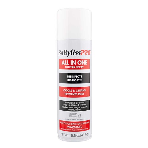 BaBylissPRO All In One Barber Disinfectant Clipper Spray 439g
