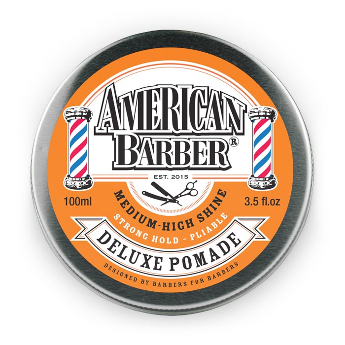 American Barber 100ml Hair Styling Wax Orange Pomade
