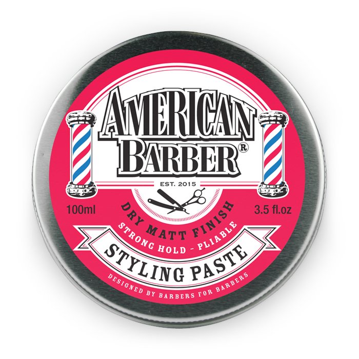 American Barber 100ml Hair Styling Wax Red Man Paste