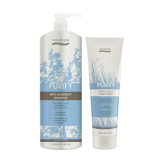 Natural Look Anti-Dandruff Shampoo & Conditioner Large Pack Duo