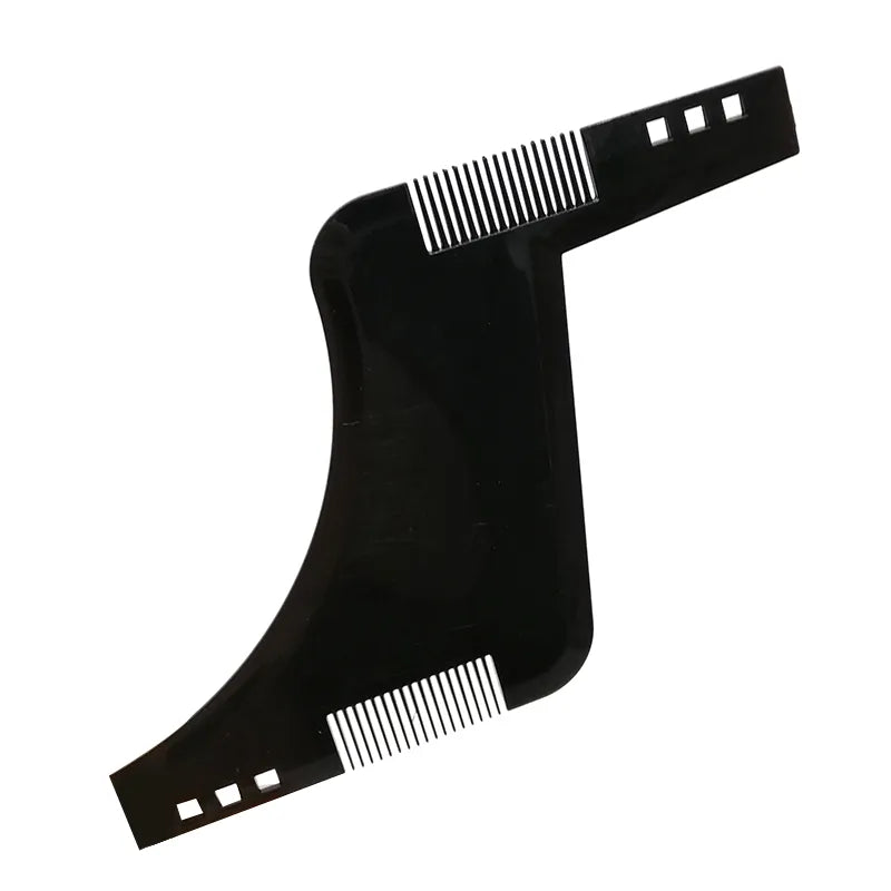Beard Styling Brush Shaping Template Comb Tool Symmetry Trimming Shaper Stencil