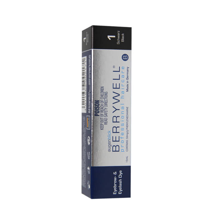 Berrywell Eyebrow And Eyelash Tint Black 15ml No1
