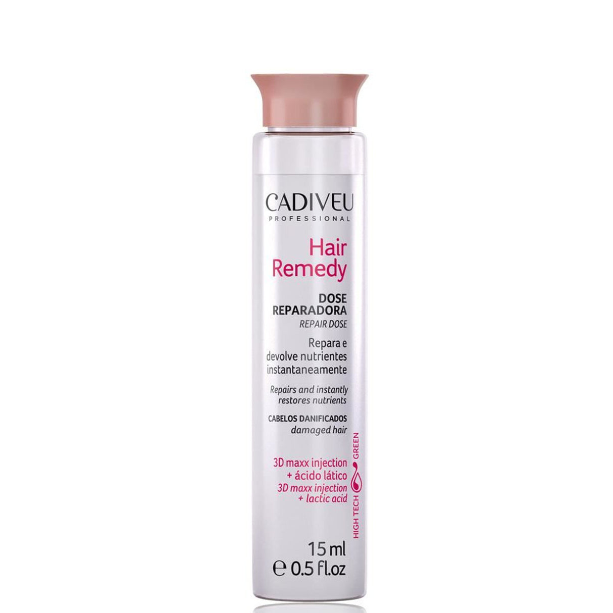 Cadiveu Dose Reparadora Hair Remedy Repair Dose Hydration Ampoule 15Ml/0.50Fl.Oz