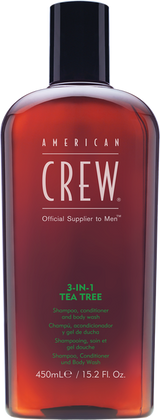 American Crew 3 in 1 Tea Tree - 450ml