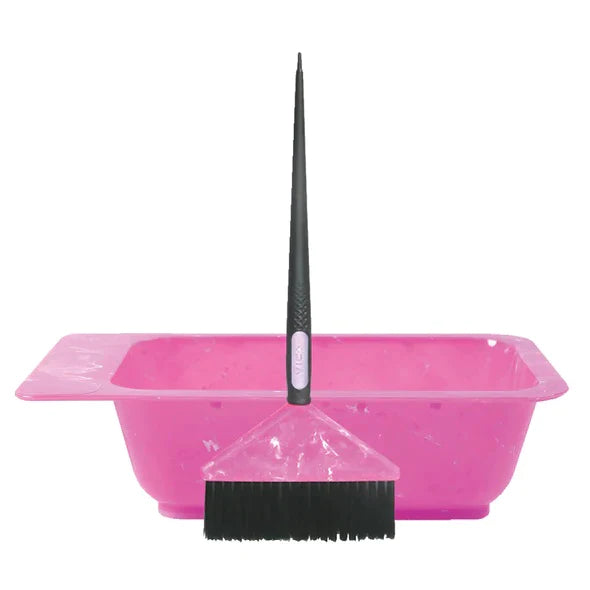 Hi LiftLarge Color Tint Mixing Bowl And Brush Set - Barber Tools