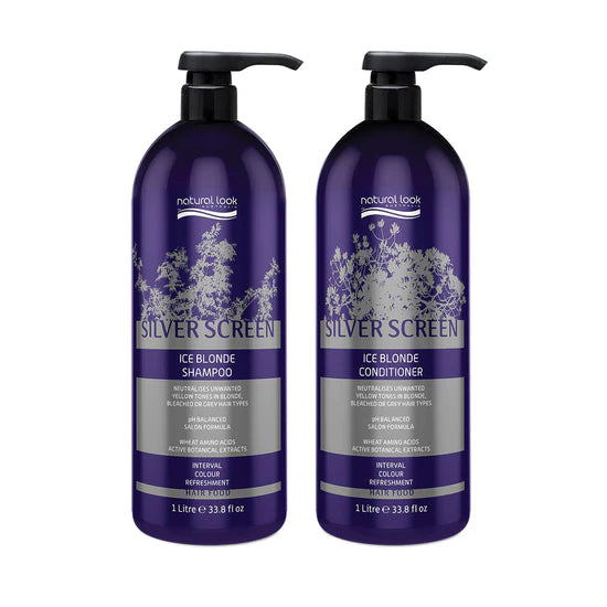 Natural Look Silver Screen Ice Blonde Shampoo & Conditioner 1L