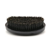 Oval Shaped Beard Styling Brush Black