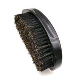 Oval Shaped Beard Styling Brush Black