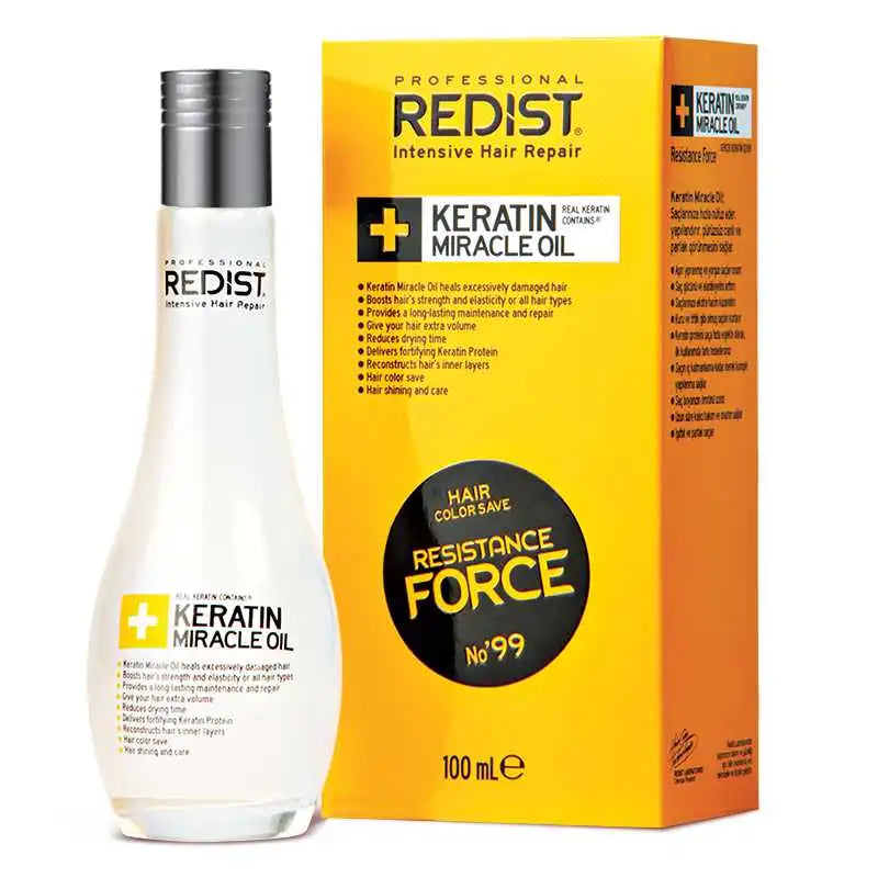 REDIST Keratin Miracle Oil - 100ml for Smooth, Shiny, Strong Hair