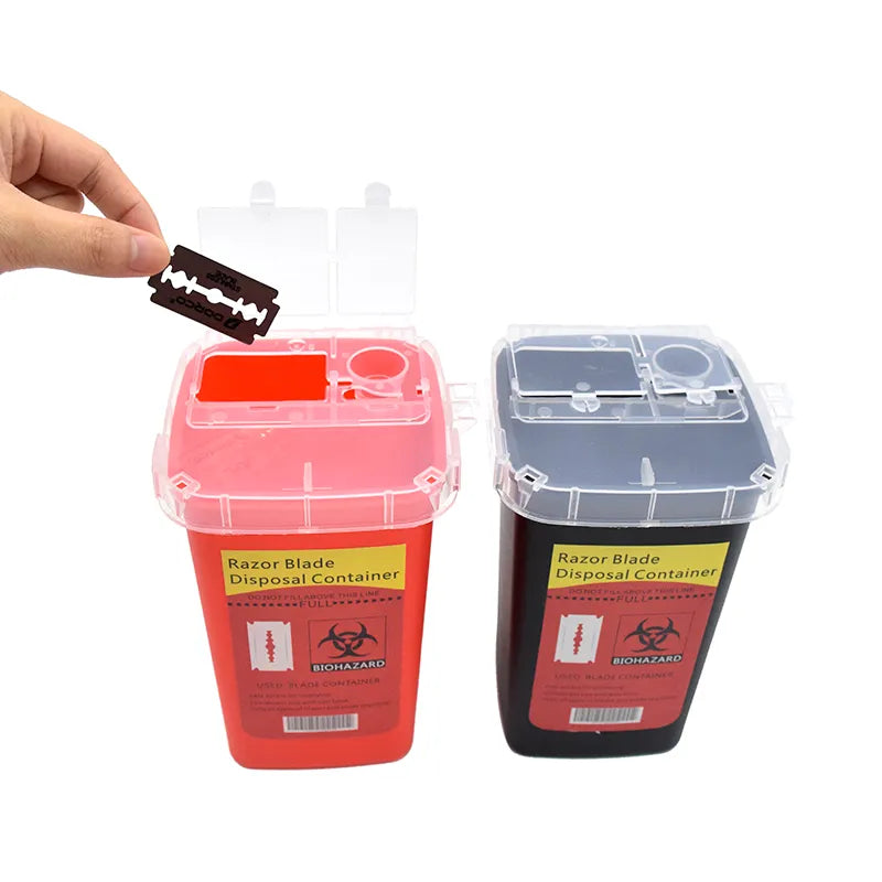 Razor Blade Barber Disposable Container